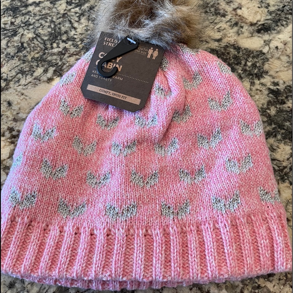 Brand new Cozy Cabin girls winter hat